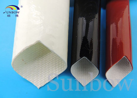 China Silicone de Rubberkoker/Vlam van Sleeving van de Siliconeglasvezel - vertrager 0.5mm ~ 30.0mm leverancier