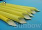 De gele F-Koker van de de Hittebescherming van Sleeving van de Klassen Acrylglasvezel Elektro leverancier