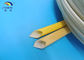 flexibele niet-Alkalipu Glasvezel Sleeving voor elektrodraden leverancier
