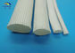 Witte Niet beklede Flexibele Glasvezel Op hoge temperatuur Sleeving voor Kabels 400℃ leverancier