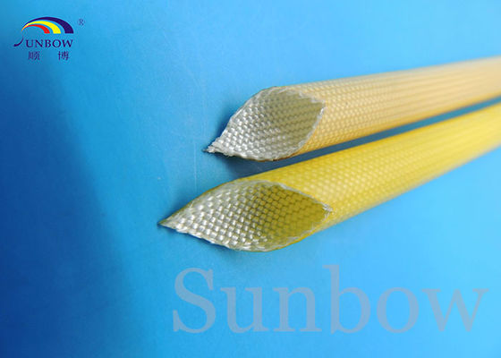China SUNBOW RoHS 155C F Dielectric Insulation PU Fiberglass Sleeving for Motors leverancier