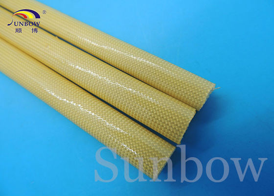 China heat resistance and good electrical performance ployurethane fiberglass(PU fiberglasssleeve） leverancier