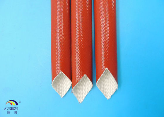 China Flexibele Vlam - vertragerssilicone Met een laag bedekte Glasvezel Sleeving/Uitzetbaar Buizenstelsel leverancier